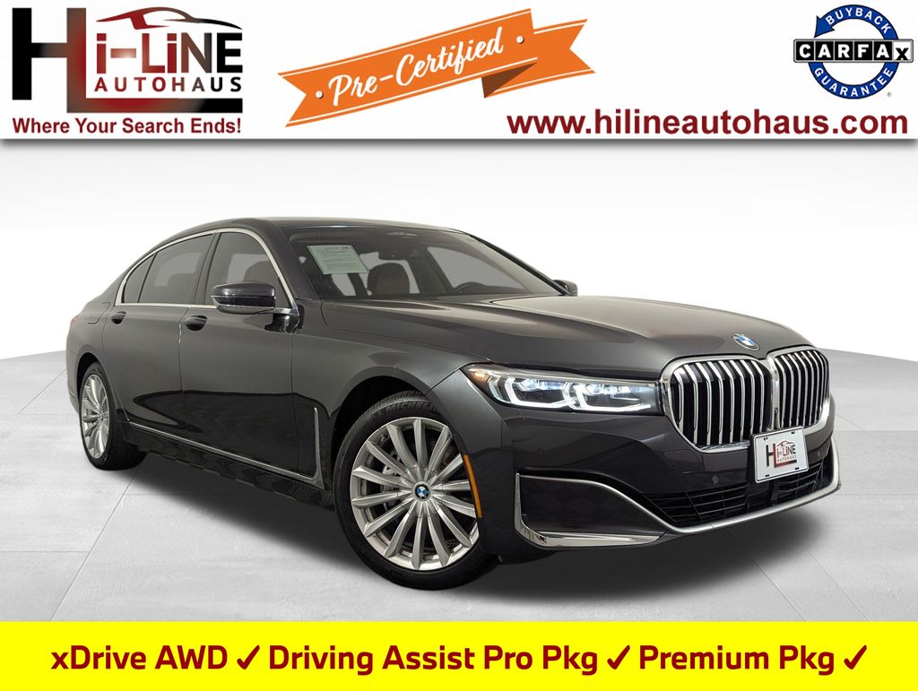 Gray (Dark Graphite Metallic) 2022 BMW 7 Series Sedan All-Wheel Drive 8-Speed Automatic