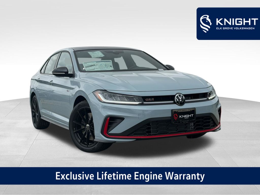 Monument Gray w/Dp Blk Rf 2026 Volkswagen Jetta GLI Autobahn FWD Sedan Front-Wheel Drive 7-Speed Dual Clutch