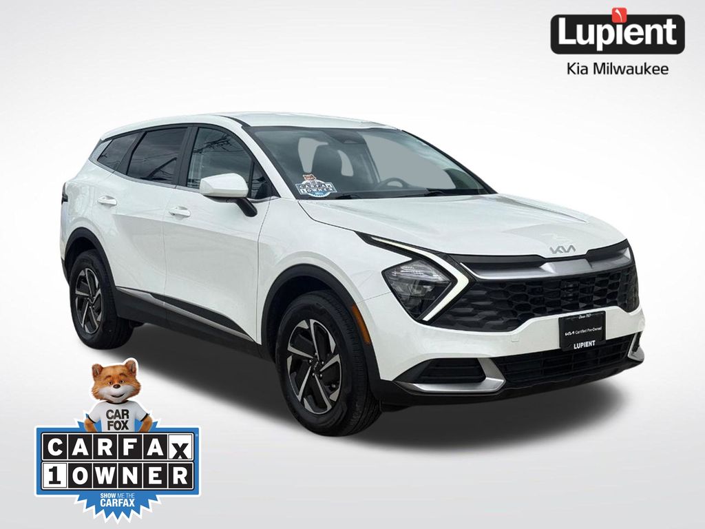 Snow White Pearl 2023 Kia Sportage Hybrid SUV / Crossover All-Wheel Drive 6-Speed Automatic