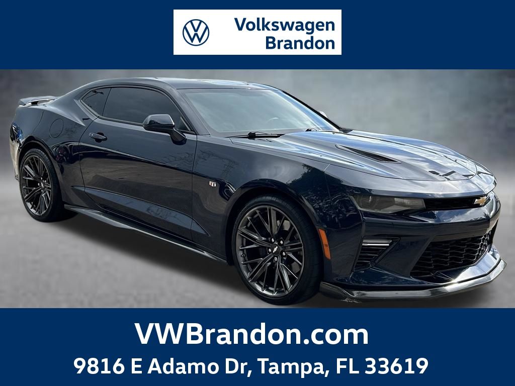 Blue Velvet Metallic 2016 Chevrolet Camaro Coupe Rear-Wheel Drive 6-Speed Manual