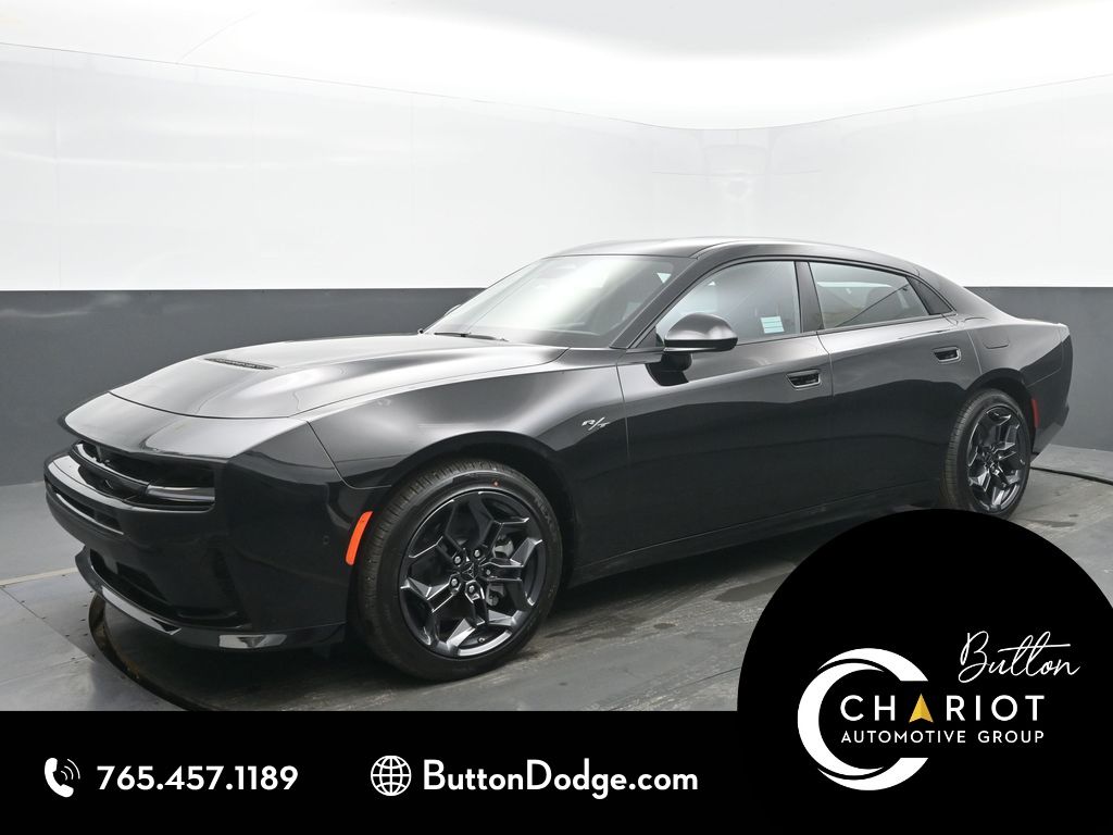 Diamond Black Crystal Pearlcoat 2026 Dodge Charger R/T Sedan AWD Sedan All-Wheel Drive 8-Speed Automatic
