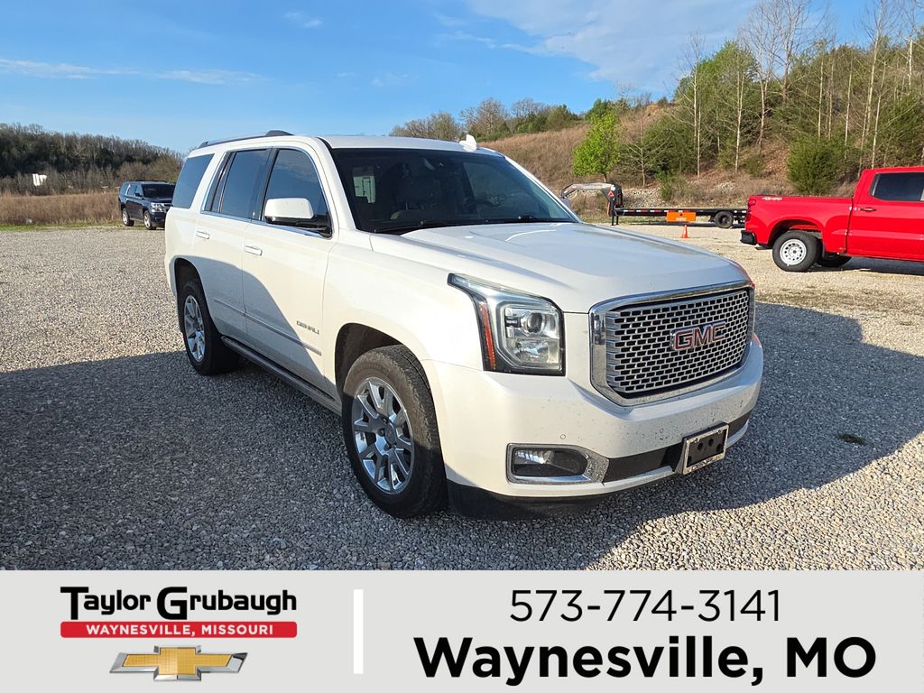 White Frost Tricoat 2016 GMC Yukon Denali 4WD SUV / Crossover Four-Wheel Drive 8-Speed Automatic