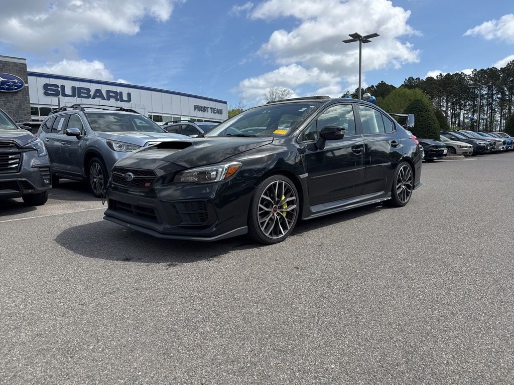 Crystal Black Silica 2020 Subaru WRX STI Limited AWD with Wing Spoiler Sedan All-Wheel Drive 6-Speed Manual