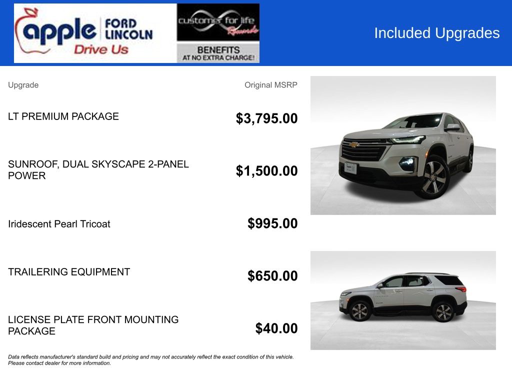 2022 Chevrolet Traverse FWD LT Leather