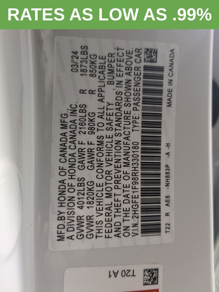 Used 2024 Honda Civic For Sale in Fort Wayne, IN