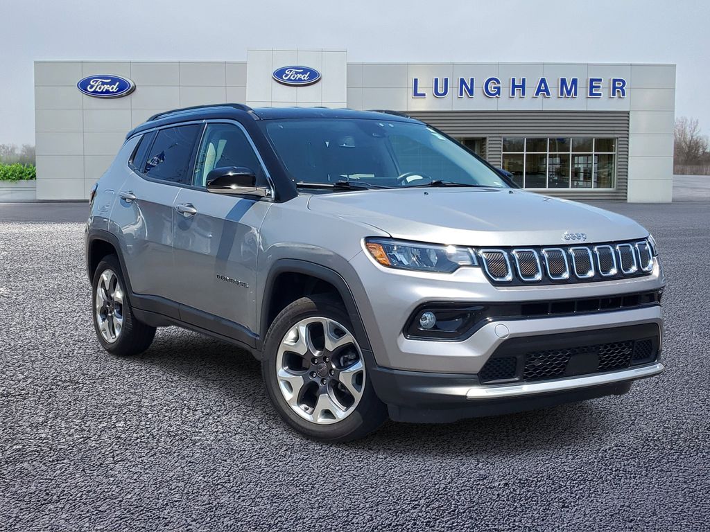 Billet Silver Metallic Clearcoat 2022 Jeep Compass SUV / Crossover Four-Wheel Drive 9-Speed Automatic