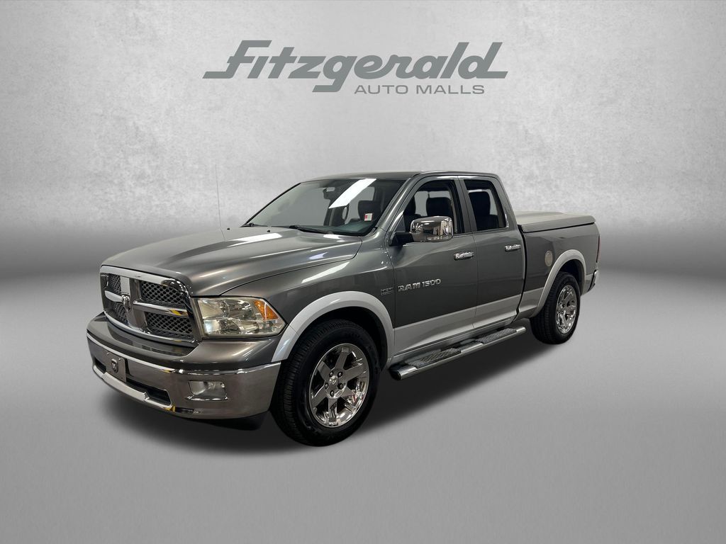Mineral Gray Metallic Clearcoat 2012 RAM 1500 Laramie Quad Cab Pickup Truck 4X2 6-Speed Automatic