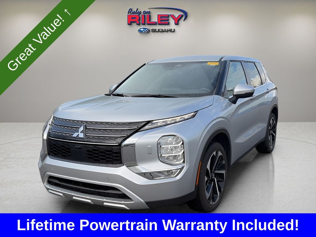 Silver 2024 Mitsubishi Outlander SE S-AWC SUV / Crossover All-Wheel Drive Continuously Variable Transmission