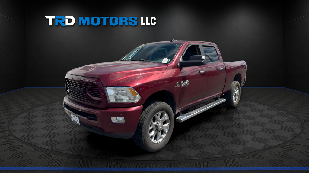Delmonico Red Pearlcoat 2018 RAM 3500 Pickup Truck Four-Wheel Drive 6-Speed Automatic