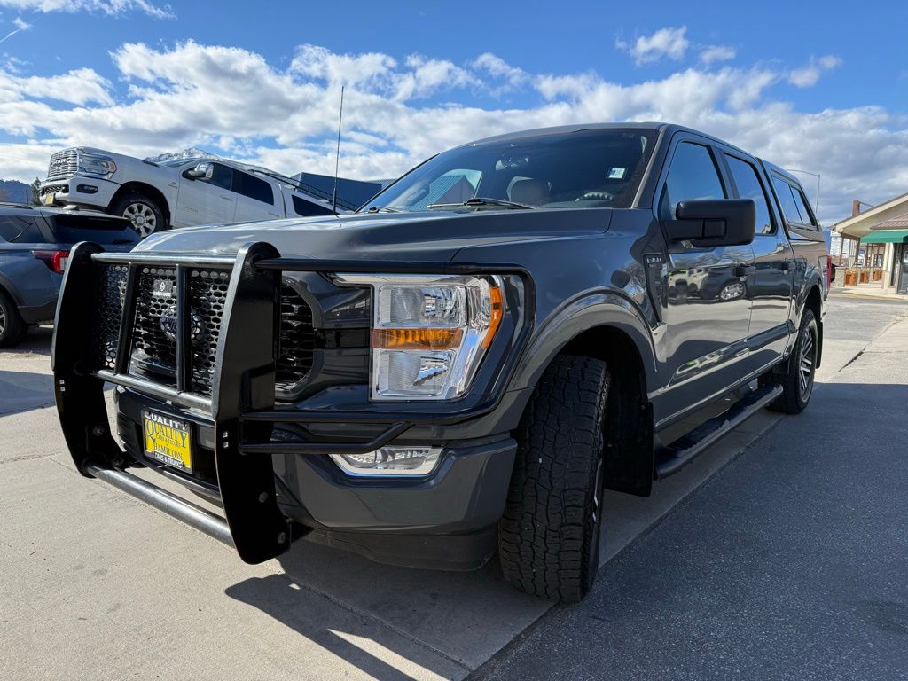 Gray (Lead Foot) 2021 Ford F-150 XL SuperCrew 4WD Pickup Truck Four-Wheel Drive Automatic