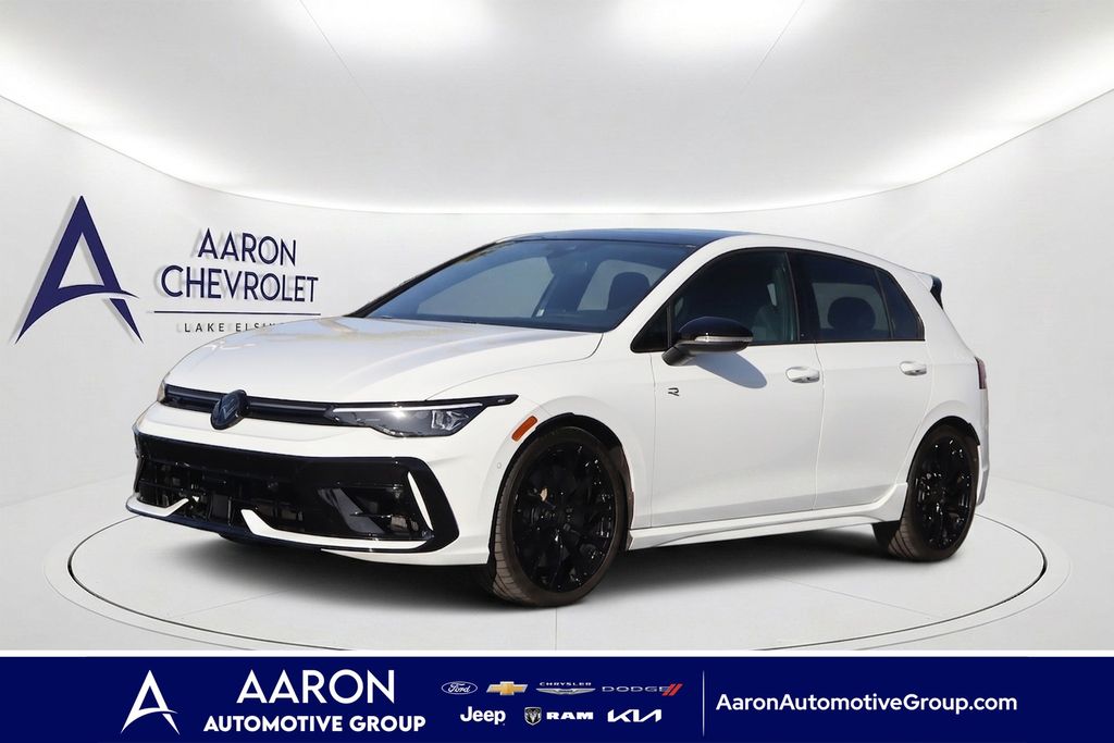 White 2025 Volkswagen Golf R Hatchback All-Wheel Drive 7-Speed Dual Clutch