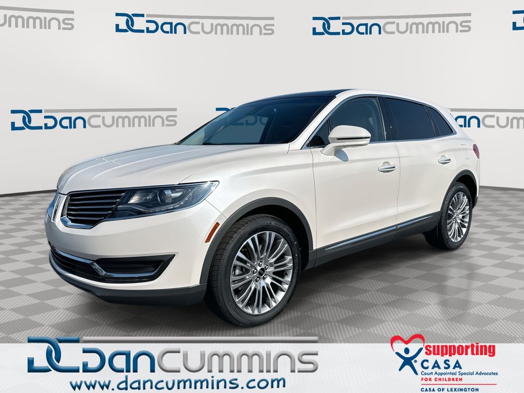White Platinum Clearcoat Metallic 2018 Lincoln MKX SUV / Crossover All-Wheel Drive 6-Speed Automatic