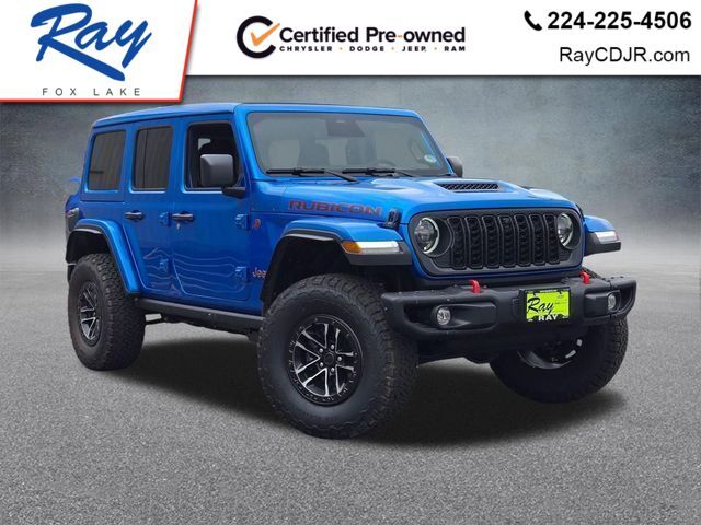 Hydro Blue Pearl Coat 2026 Jeep Wrangler Rubicon X 4-Door 4WD SUV / Crossover Four-Wheel Drive 8-Speed Automatic