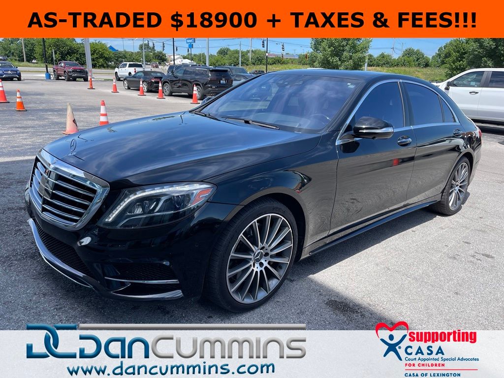 Black 2016 Mercedes-Benz S-Class Sedan Rear-Wheel Drive 7-Speed Automatic
