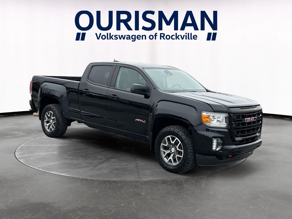 Onyx Black 2021 GMC Canyon Pickup Truck Four-Wheel Drive 6-Speed Automatic