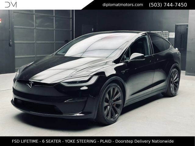 Black 2024 Tesla Model X Plaid AWD SUV / Crossover All-Wheel Drive 1-Speed Automatic
