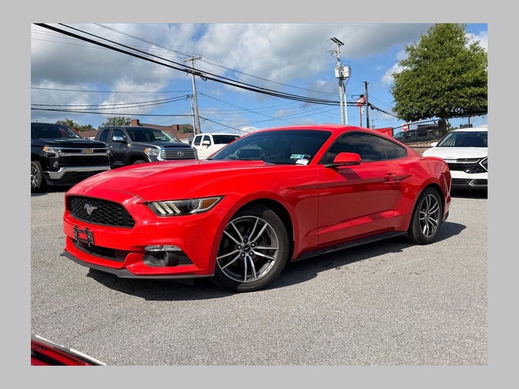 Race Red 2015 Ford Mustang Coupe Rear-Wheel Drive 6-Speed Automatic