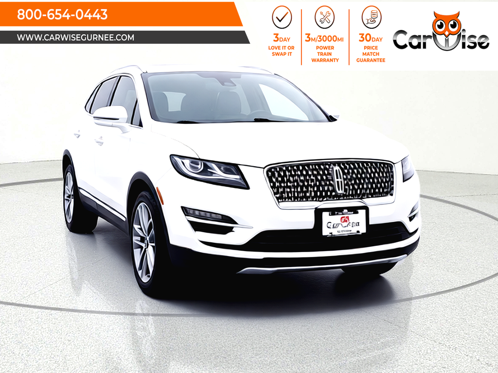 White Platinum 2019 Lincoln MKC Reserve AWD SUV / Crossover All-Wheel Drive Automatic