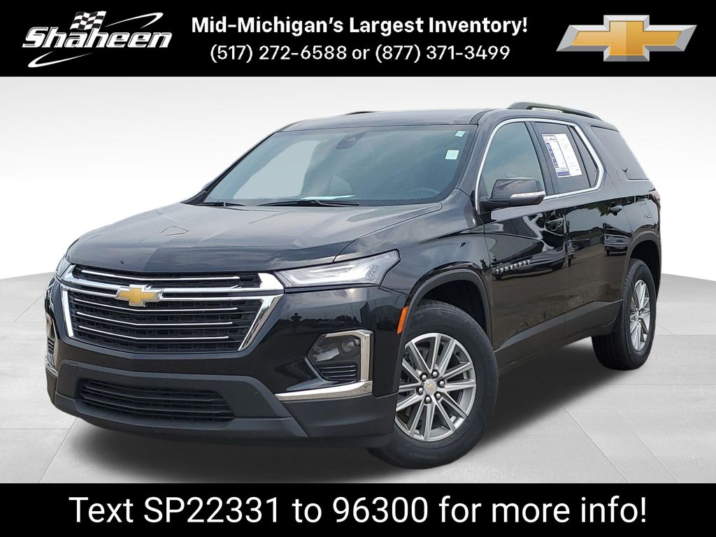 Mosaic Black Metallic 2023 Chevrolet Traverse SUV / Crossover Front-Wheel Drive 9-Speed Automatic