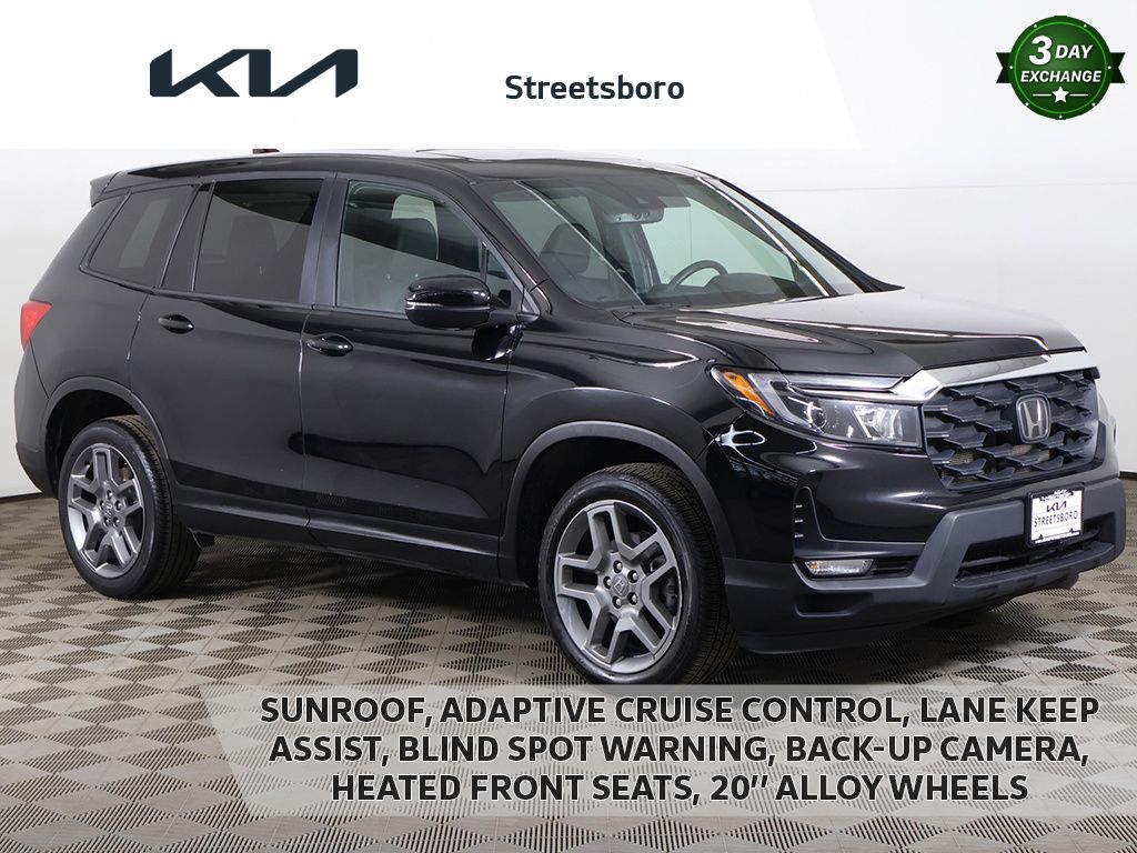 Black 2023 Honda Passport EX-L AWD SUV / Crossover All-Wheel Drive 9-Speed Automatic