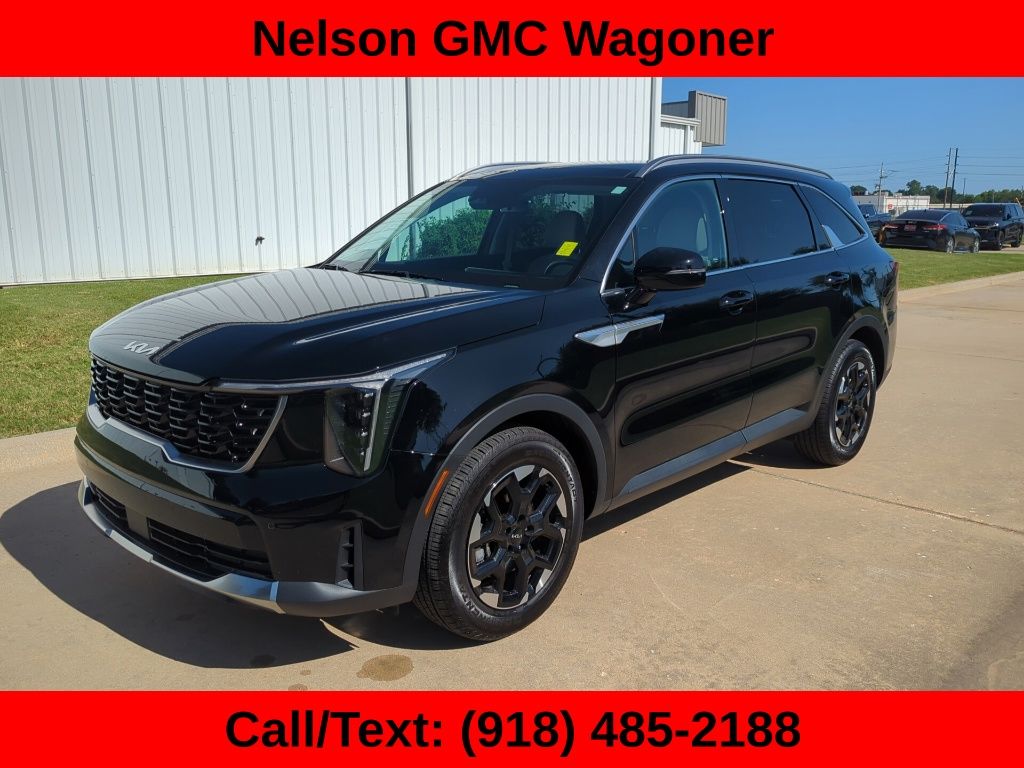 Ebony Black 2025 Kia Sorento SUV / Crossover Front-Wheel Drive 8-Speed Automatic