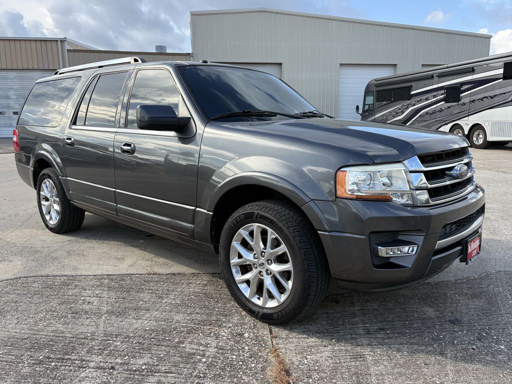 2017 Ford Expedition EL Limited Gray at Texan Dodge Chrysler Jeep Ram