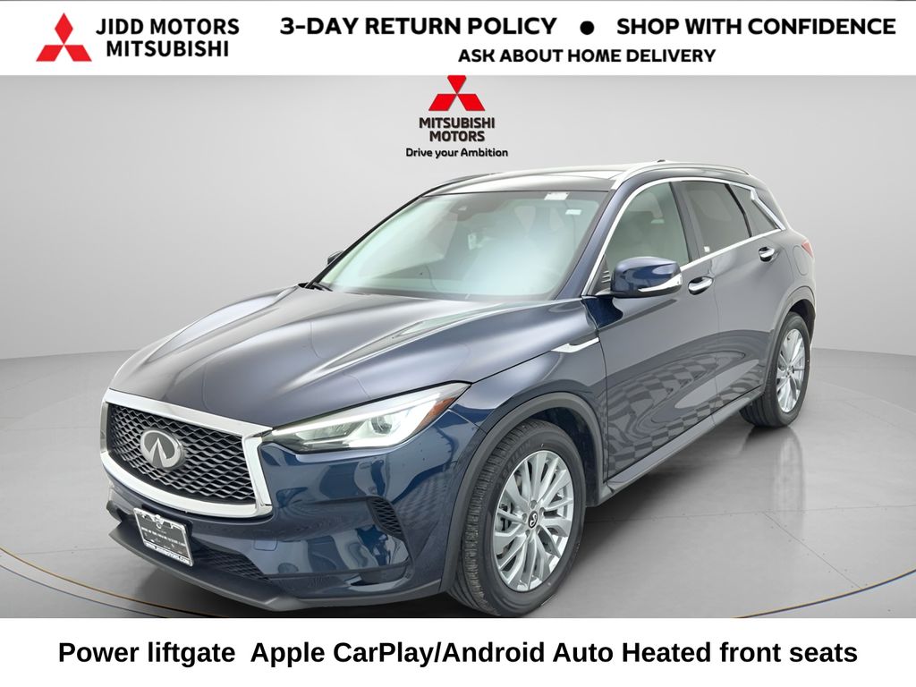Hermosa Blue 2024 INFINITI QX50 Luxe AWD SUV / Crossover All-Wheel Drive Continuously Variable Transmission