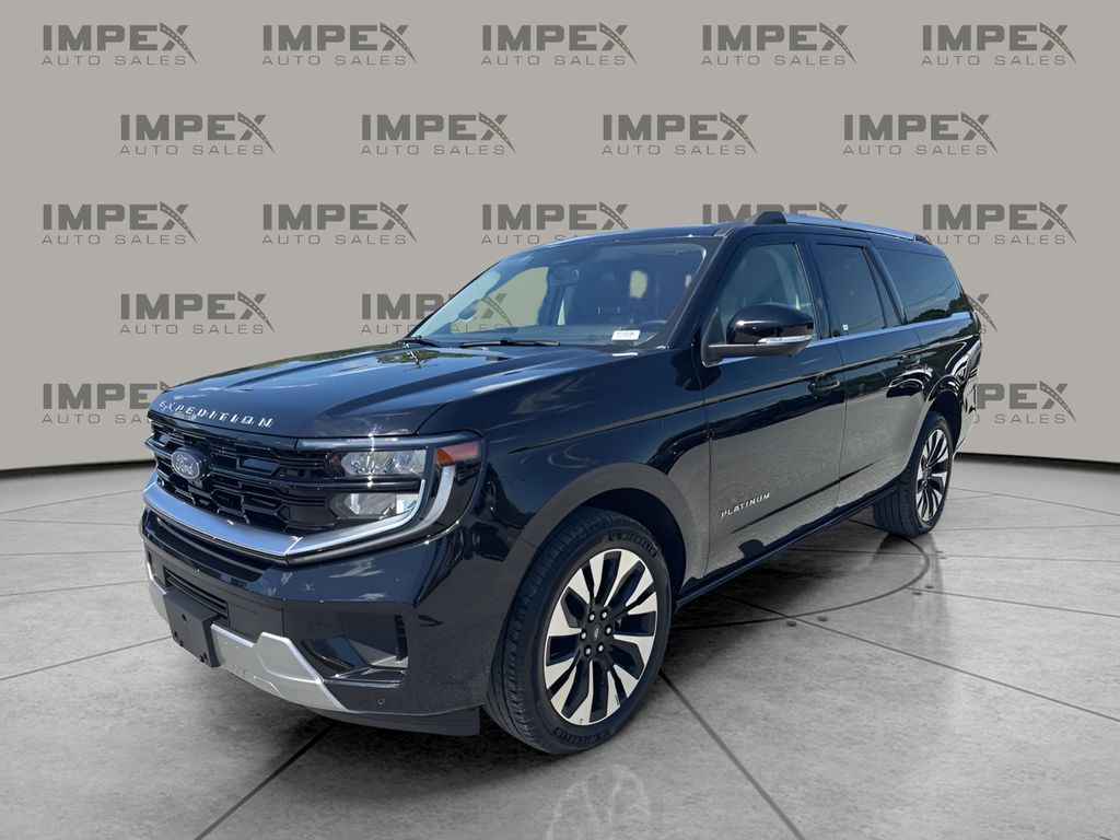 Black Metallic 2025 Ford Expedition MAX Platinum 4WD SUV / Crossover Four-Wheel Drive Automatic