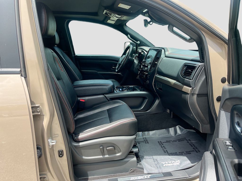 2024 Nissan Titan PRO-4X Beige at AutoSavvy Houston Northwest