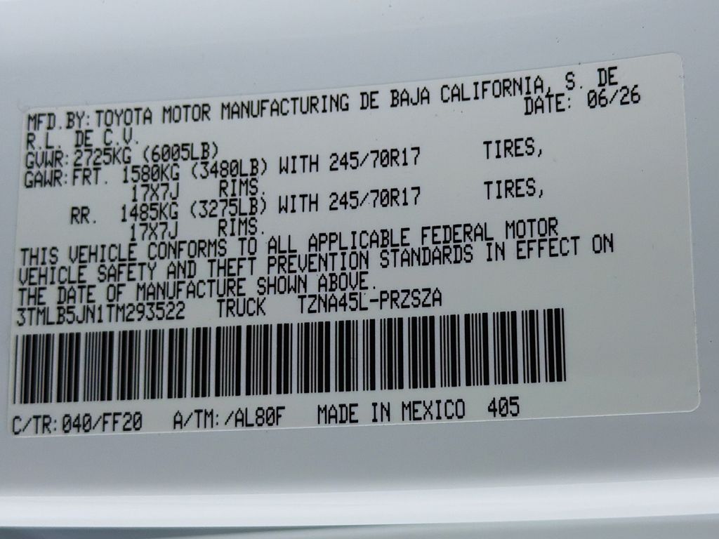 New 2026 Toyota Tacoma Truck
