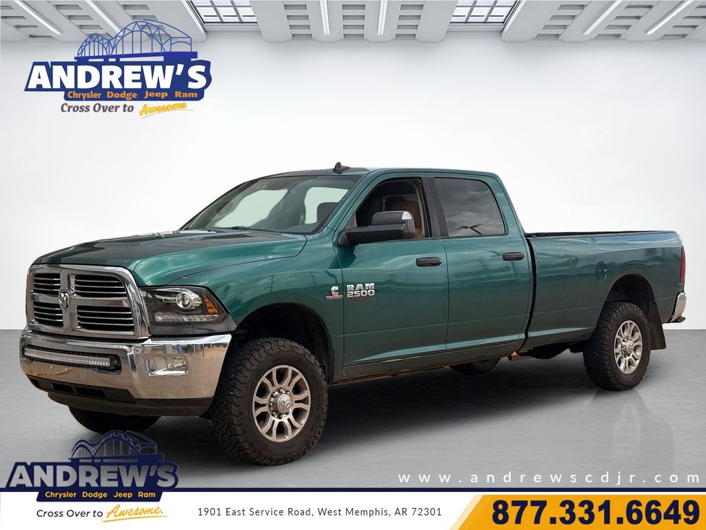 Timberline Green Pearlcoat 2013 RAM 2500 Big Horn Crew Cab LB 4WD Pickup Truck Four-Wheel Drive 6-Speed Manual