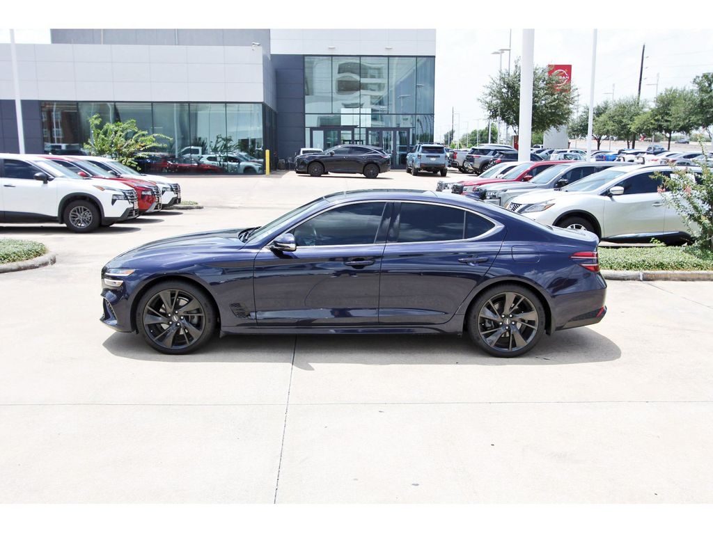 2023 Genesis G70 2.0T Blue at Don McGill Toyota