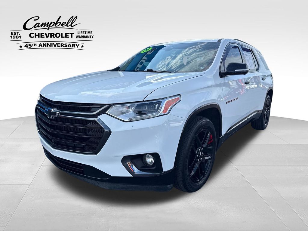 Summit White 2020 Chevrolet Traverse Premier FWD SUV / Crossover Front-Wheel Drive 9-Speed Automatic