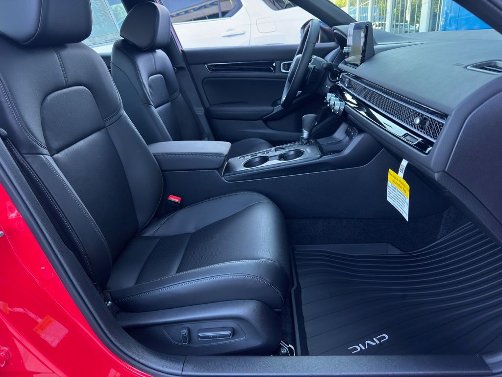 2026 Honda Civic Hybrid Sport Touring Red at Community Honda