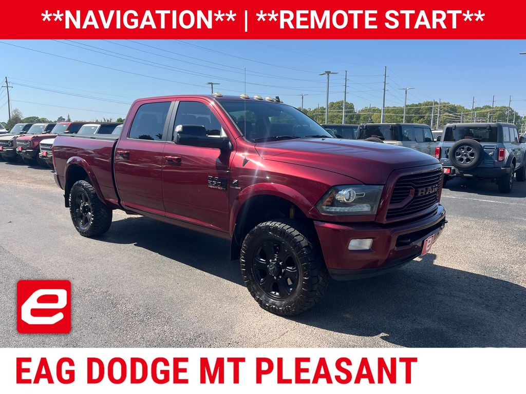 Delmonico Red Pearlcoat 2018 RAM 2500 Laramie Crew Cab 4WD Pickup Truck Four-Wheel Drive 6-Speed Automatic