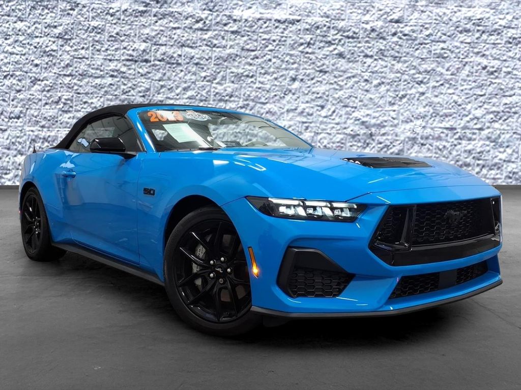 Grabber Blue Metallic 2025 Ford Mustang GT Premium Convertible RWD Convertible Rear-Wheel Drive Automatic
