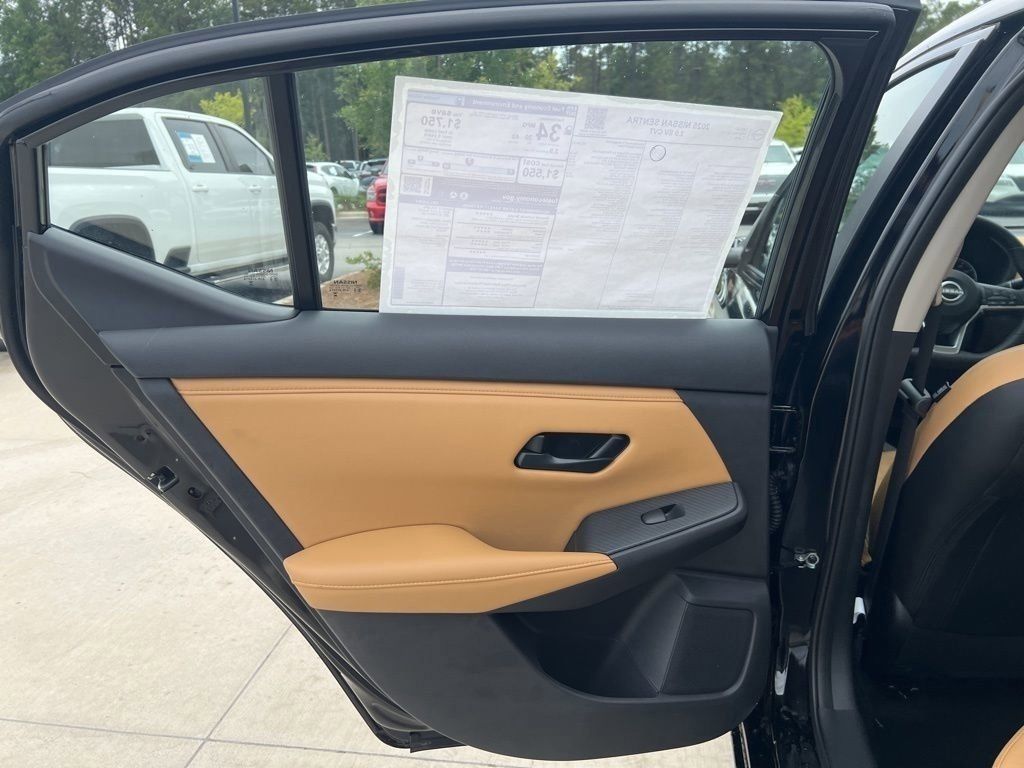 2025 Super Black Nissan Sentra SV FWD Sedan