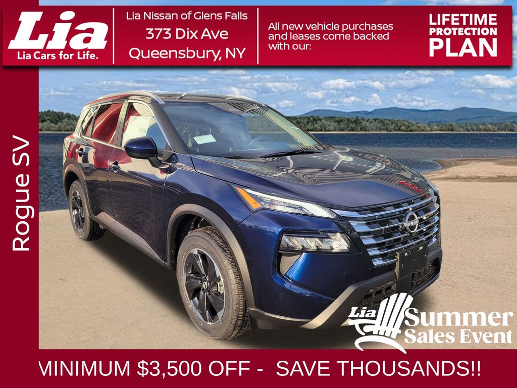 Deep Ocean Blue Pearl 2026 Nissan Rogue SV AWD SUV / Crossover All-Wheel Drive Continuously Variable Transmission