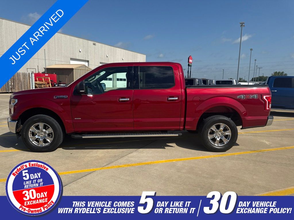 Ruby Red Metallic 2017 Ford F-150 Pickup Truck Four-Wheel Drive Automatic