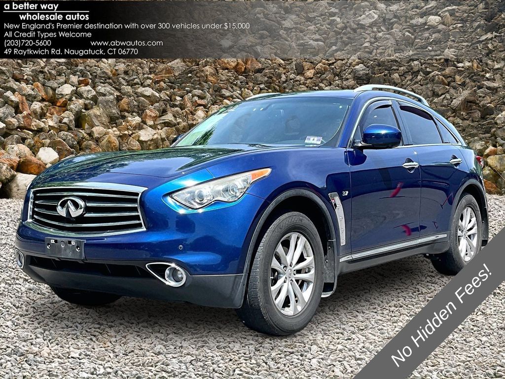 Iridium Blue 2015 INFINITI QX70 AWD SUV / Crossover All-Wheel Drive 7-Speed Automatic