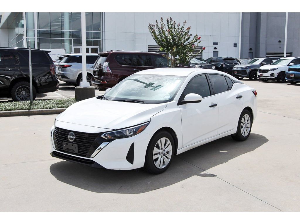2024 Nissan Sentra S White at North Houston Mitsubishi