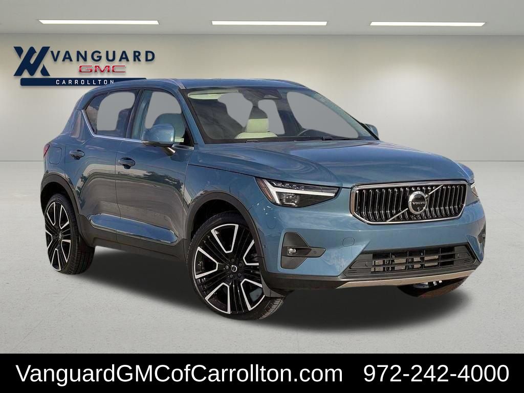 Blue Metallic 2024 Volvo XC40 SUV / Crossover All-Wheel Drive Automatic