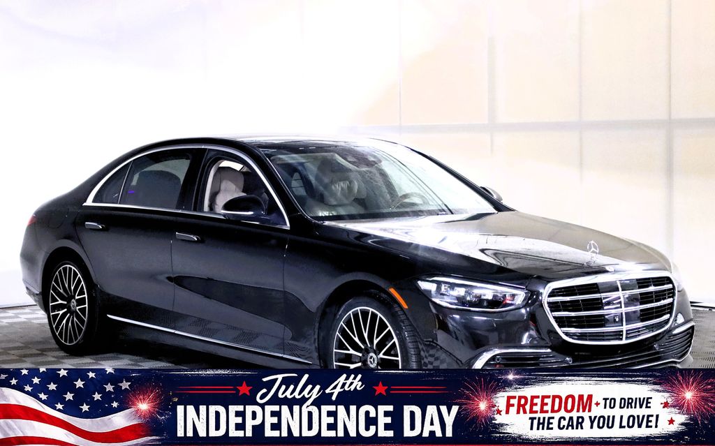Obsidian Black Metallic 2022 Mercedes-Benz S-Class Sedan All-Wheel Drive 9-Speed Automatic