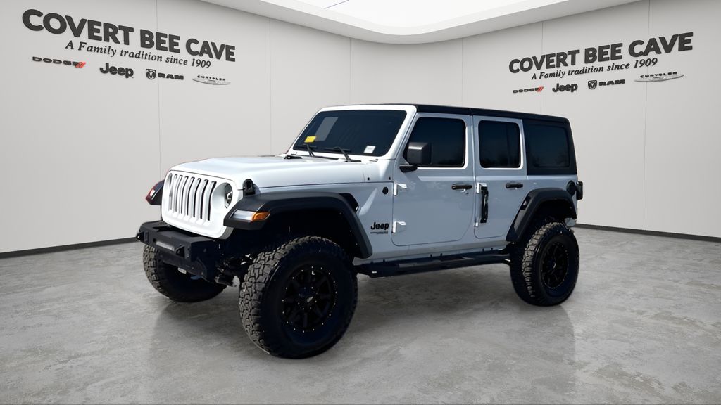 Used 2022 White Jeep Unlimited Sport S image 3