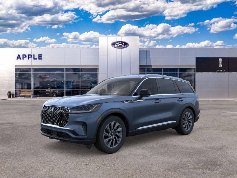 Whisper Blue Metallic Clearcoat 2026 Lincoln Aviator SUV / Crossover All-Wheel Drive Automatic