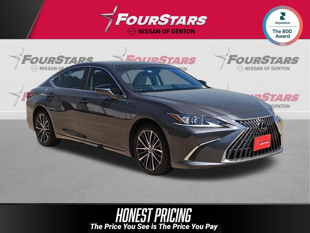 Gray 2023 Lexus ES 350 FWD Sedan Front-Wheel Drive 8-Speed Automatic