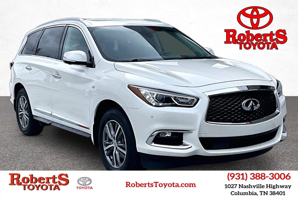 Majestic White 2020 INFINITI QX60 Luxe FWD SUV / Crossover Front-Wheel Drive Continuously Variable Transmission
