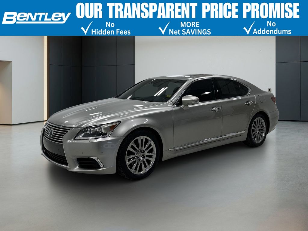 Silver 2017 Lexus LS 460 RWD Sedan Rear-Wheel Drive 8-Speed Automatic