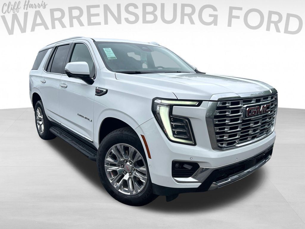 Summit White 2025 GMC Yukon SUV / Crossover Four-Wheel Drive