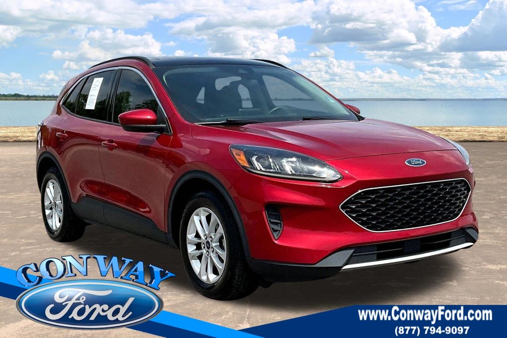 Rapid Red Metallic Tinted Clearcoat 2020 Ford Escape SE FWD SUV / Crossover Front-Wheel Drive 8-Speed Automatic